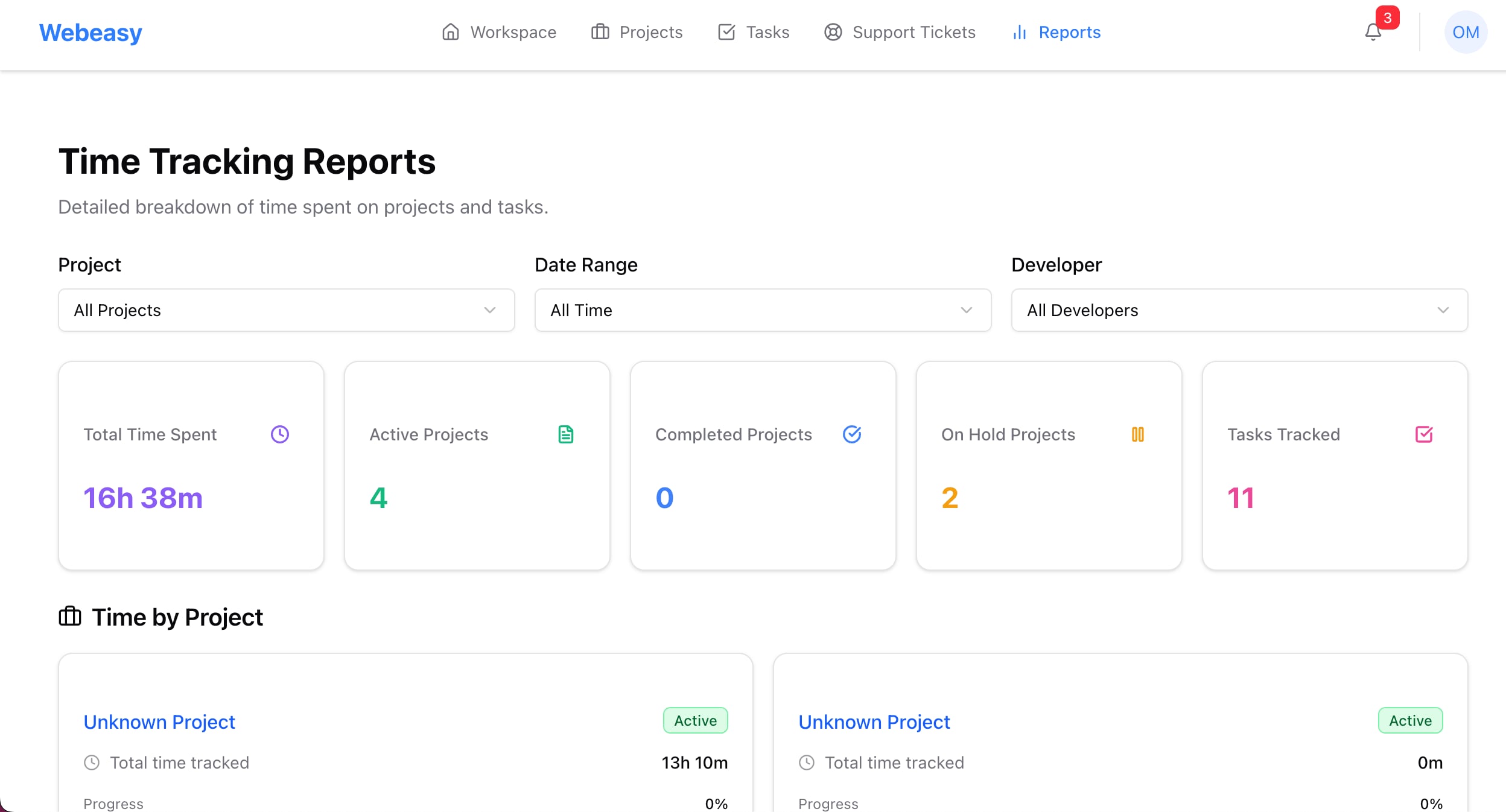 Project Manager | Webeasy hero