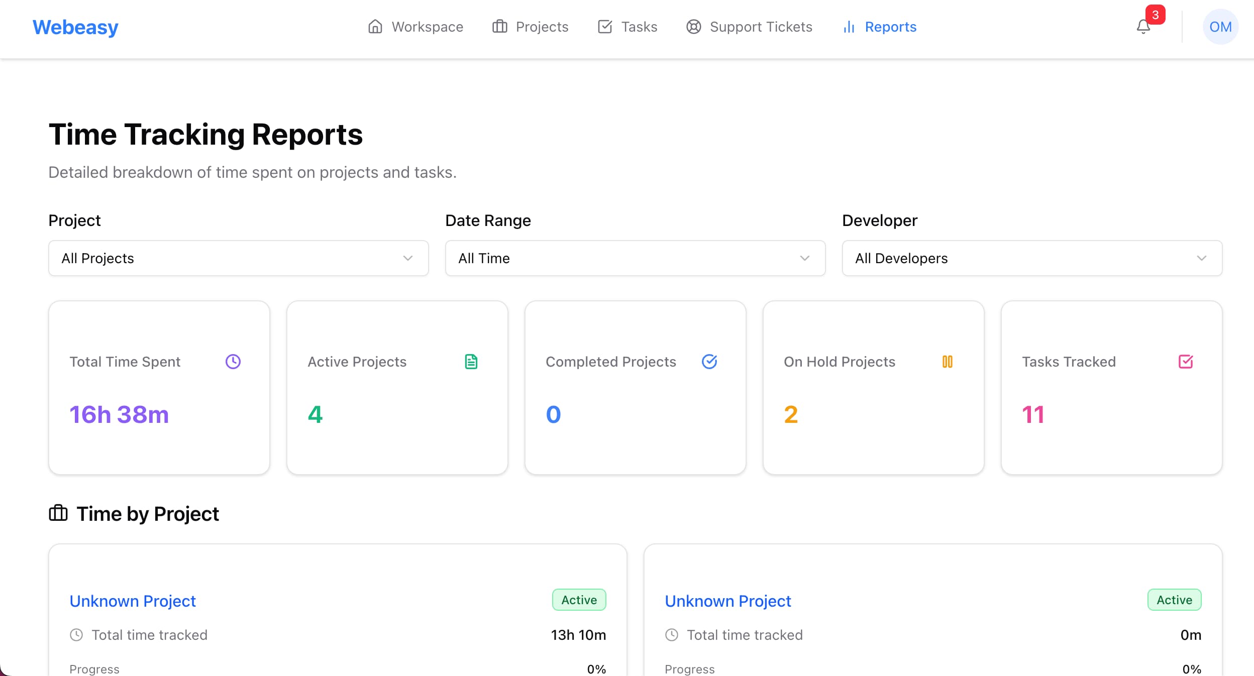 Project Manager | Webeasy hero